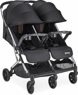Joovy Kooper X2 Dubbele Buggy - Black - Duo Buggy