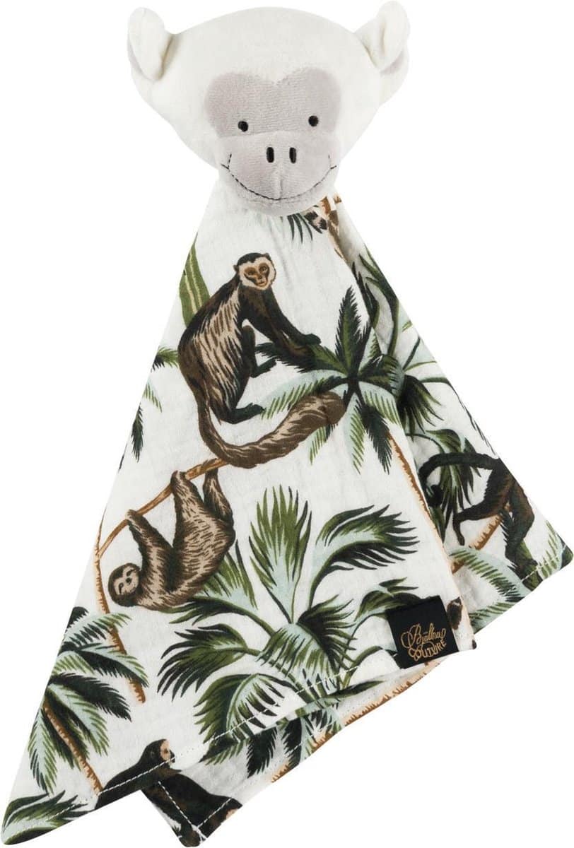 Bjällra Of Sweden Knuffeldoek Deco 40 Cm Katoen Wit/groen
