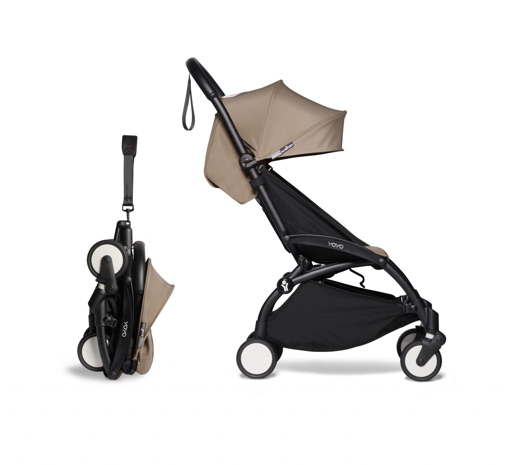 BABYZEN YOYO² 6+ Buggy - Frame Zwart - Color Pack — Taupe - Buggy