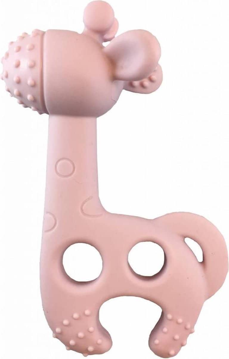 Bite Me Raff - Bijtspeeltje de Giraf - Roze (Old Pink) - Bijtring Baby Speelgoed voor 0 jaar tot 1 jaar