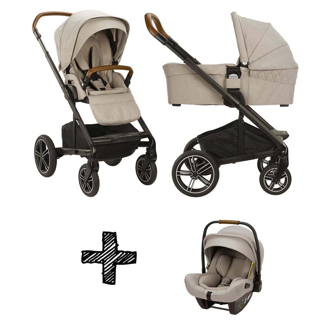 Kinderwagen Nuna Mixx Next Hazelwood + Autostoel Nuna Pipa Next Hazelwood Compatible