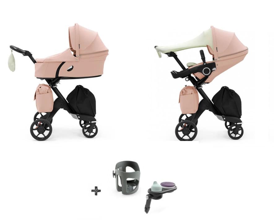 Kinderwagen Stokke Xplory Balance Limited Edition Soothing Pink + Accessoires