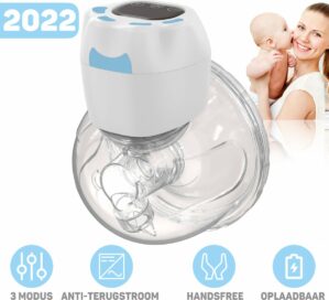 Vulpes BabyCare® Draadloze Elektrische Borstkolf - Handsfree - luxe Kolf met Opvangbak 240ML - Draagbaar - 3 Modes en 9 Zuiglevels - USB-Oplaadbaar - Anti Backflow