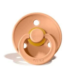 Bibs Fopspeen Natuurrubber - Peach, Maat: Size 2
