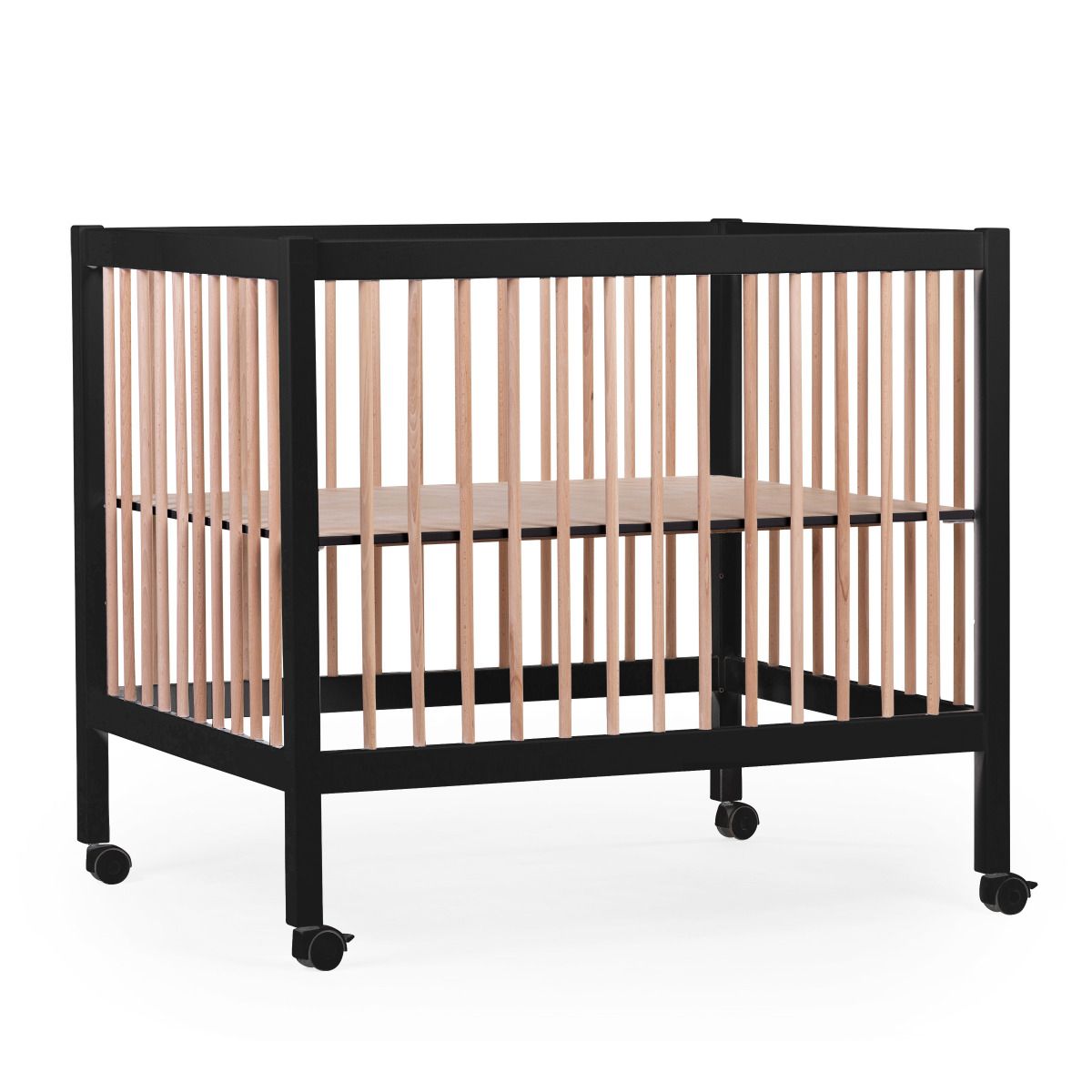 Box + Wielen Childhome Black/Naturel