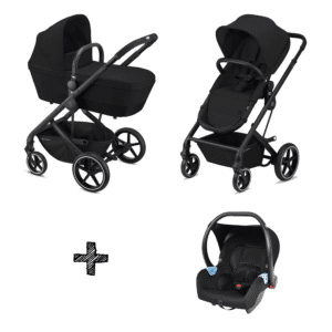 Kinderwagen CYBEX Balios S 2-in-1 Deep Black / Black met Autostoel Onyx
