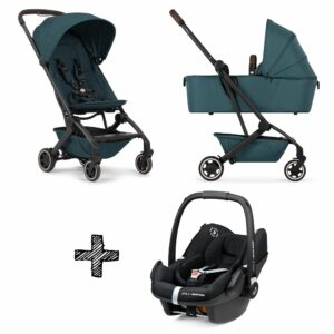 Kinderwagen Joolz Aer Ocean Blue met Autostoel Maxi-Cosi x Joolz Pebble Pro