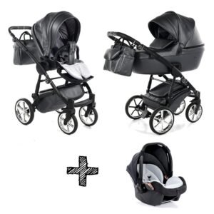 Kinderwagen Junama Termo Eco Dark Grey + Autostoel Junama incl. Adapterset