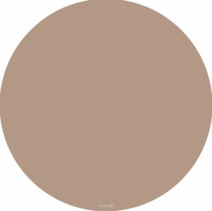WOOSH - Knoeimat Kinderstoel - Vloerbeschermer 107 cm - Nude