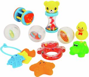 Chad Valley Baby Rammelaar 10 delige cadeauset