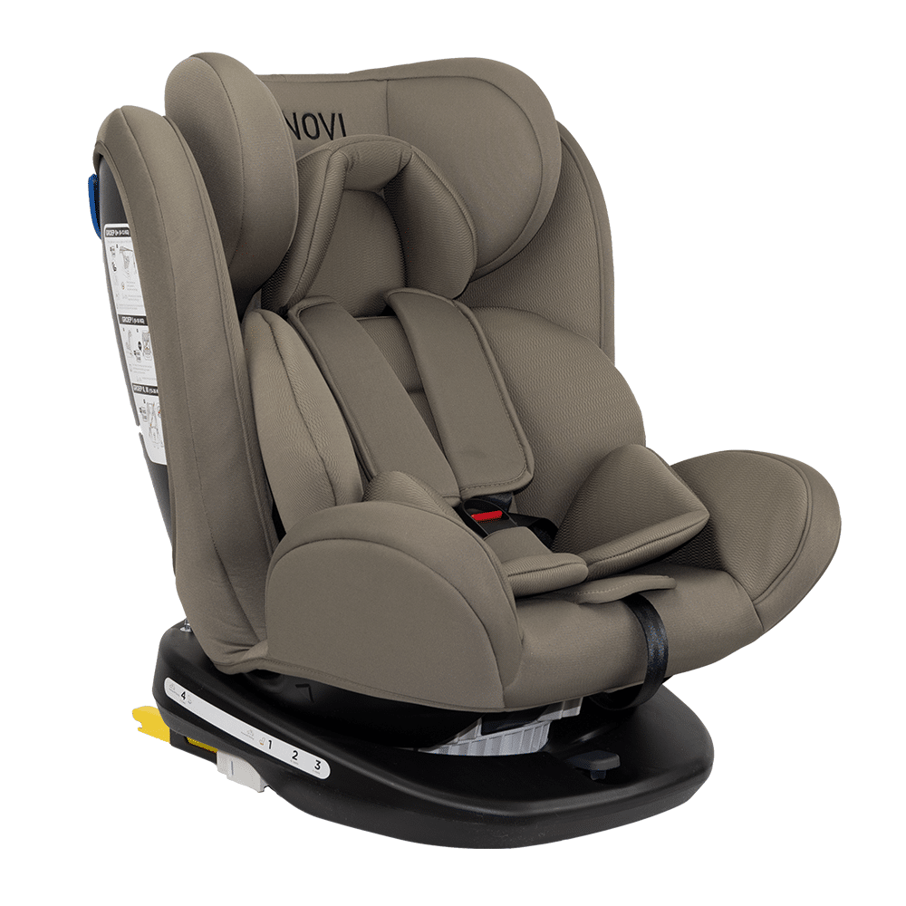 Autostoel Novi Baby® Goliath Premium 0-1-2-3 Isofix Rotation Dark Taupe