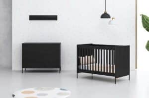 Cabino Babykamer Marble 2 Delig Zwart