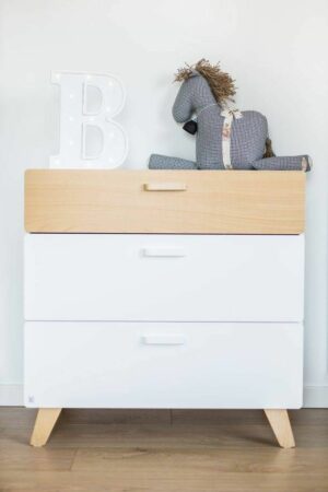 Commode Hoppa Wit/Naturel