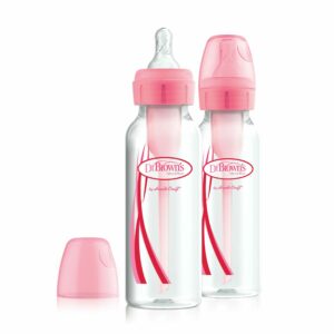 Fles Dr. Brown's Duopack Smal Roze 250ml 2st