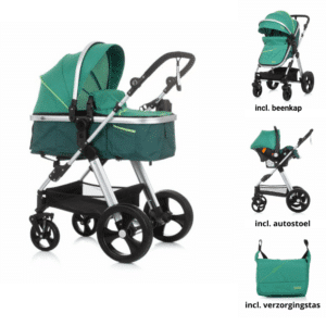 Kinderwagen Chipolino Havana Aloe 3-in-1 + Autostoel