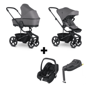 Kinderwagen Easywalker Harvey5 Pebble Grey + Autostoel Maxi-Cosi Cabriofix I-size & Base