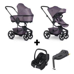 Kinderwagen Easywalker Harvey5 Premium Granite Purple + Autostoel Maxi-Cosi Cabriofix I-size & Base
