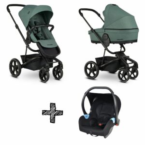 Kinderwagen Easywalker Harvey³ Forest Green + Autostoel Onyx