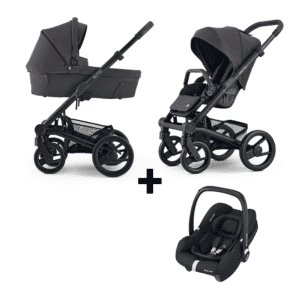 Kinderwagen Mutsy Nio Shade/Dark Brown + Autostoel Maxi-Cosi Cabriofix Essential Black