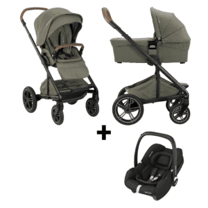 Kinderwagen Nuna Mixx Next Pine + Autostoel Maxi-Cosi Cabriofix I-size