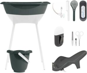 LUMA Bad- en Verzorgingsset (8-delig) - Dark Grey