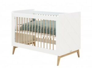 Ledikant Bopita Paris Wit/Eiken
