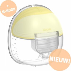 MEDI - Borstkolf Handsfree Handkolf - Elektrische Draadloze Kolf - Borstpomp - Gebruiksvriendelijk & BPA-Vrij - Incl. 20 Moedermelk Bewaarzakjes