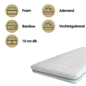 Matras Peuterbed Tutum 70x140 Comfort