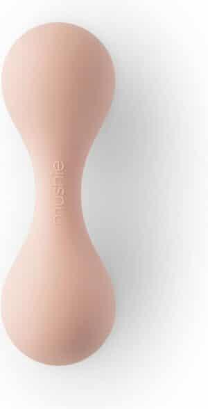 Mushie Rammelaar Sensory Rattle - Blush
