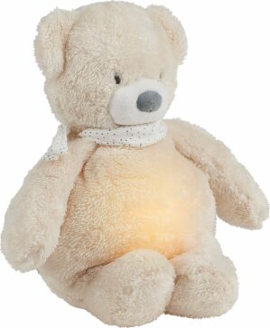 Nattou Sleepy - Knuffel met Nachtlamp - Beer - Beige - 30 x 20 cm