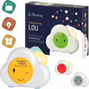 Numsy Lou Slaaptrainer Kinderen - Slaapwekker met Nachtlampje - Kinderwekker