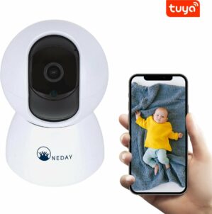 Oneday Babyfoon - Babyfoon met camera en app - Bewegingsdetectie - Automatische volgen - Babyfoons - Nachtzicht - Beveiligingscamera - Camera huisdier buiten
