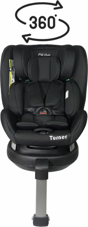 P'tit Chou Turner I-size Autostoel - 360° draaibaar - Zijdelingse Impactbescherming - Steunpoot