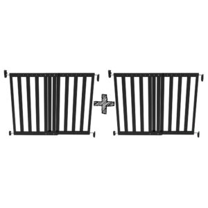 SET | 2x Traphek Noma Hout Zwart