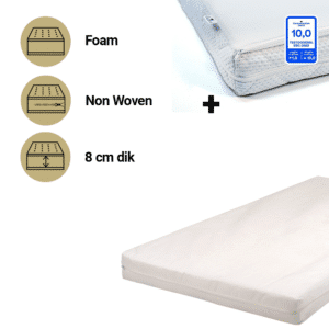 Set | Matras Ledikant Best Sleep 60x120 Comfort + Topper Airgosafe