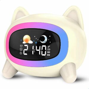 Slaaptrainer voor kinderen - Kinderwekker met Nachtlampje - Puppy