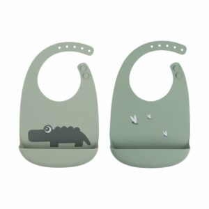 Slabber Done by Deer Siliconen Croco Green 2st.