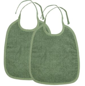 Slabber Meyco Basic Badstof Forest Green 2-pack