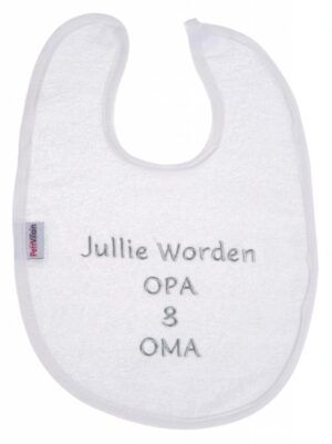 Slabber Petit Villain Jullie worden Opa en Oma