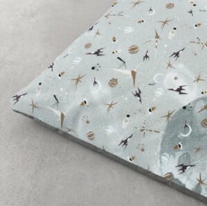 Speelkleed - Baby kleed - Groot - Maylily - My Space by Maffashion (ontwerper) - onderkant effen grijs - 150 x 150 cm - Bamboe - Katoen - Vulling hypoallergeen - Onderkant waterproof - Zacht en dik - Voor Binnen & Buiten