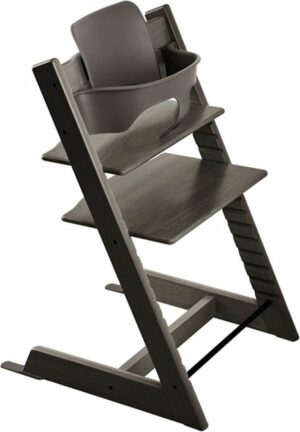 Stokke® Kinderstoel Tripp Trapp® Hazy Grey + Baby Set™