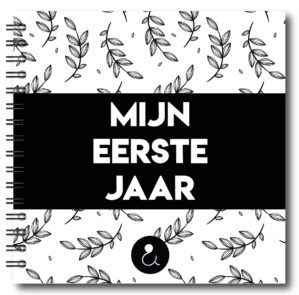 Studio Ins&Outs Babyboek'Mijn eerste jaar'- Mono