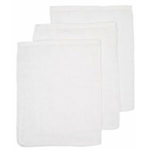 Washandjes Hydrofiel Meyco 3-pck Uni Wit