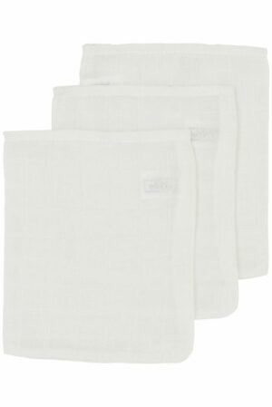 Washandjes Meyco Uni Offwhite 3-pack