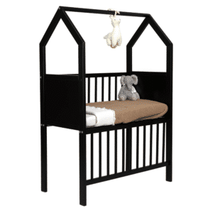 Wieg / Co-sleeper Bedside House Black