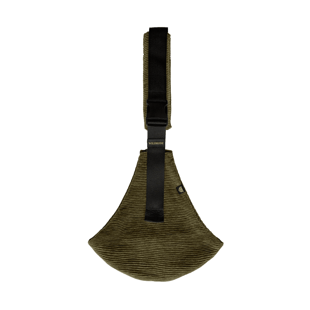 Wildride Draagzak Velvet - Olive Green Rib