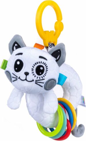 kinderwagen rammelaar/ speelgoed/ speeltjes/sinterklaas/ kerstcadeau/ Cartoon Pluche Dier Rammelaar Bel Wandelwagen Baby Winkelwagen /bijtring rammelaar/ Muzikale Hand Shaker Speelgoed / kat