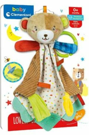 Clementoni Baby Lovely Zachte Rammelaar Bear 1 stuk