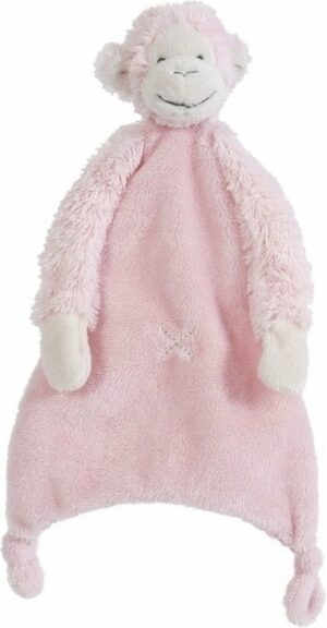 Happy Horse Aap Mickey Knuffeldoekje - Roze - Baby cadeau