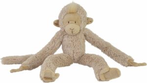 Happy Horse Hangende Aap Knuffel 85cm - Beige - Baby knuffel